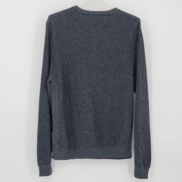 Lucky Brand Colorado Cross Stitch Henley Sweater Mens Size Medium Thermal Winter - Picture 3 of 8